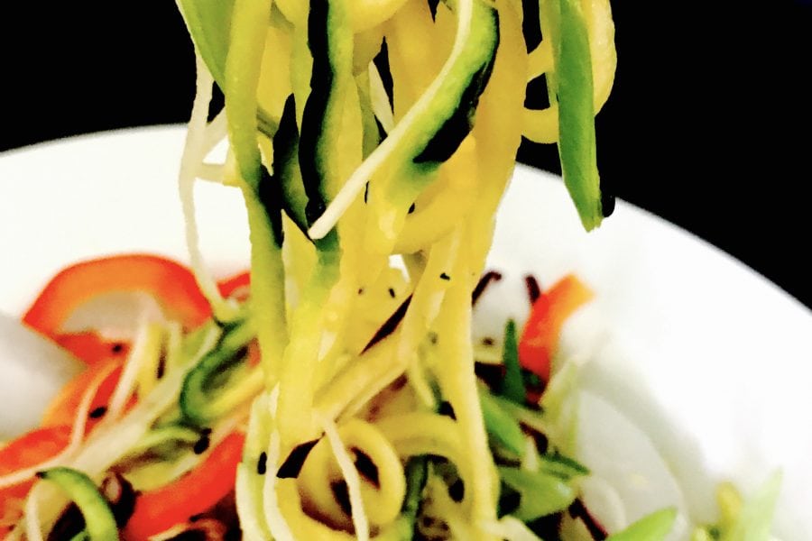 Cold Zucchini Noodles