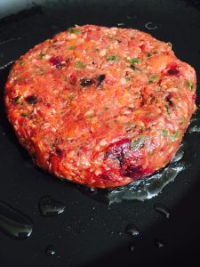 grilled vegetable burger