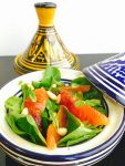 orange salad in a tajine