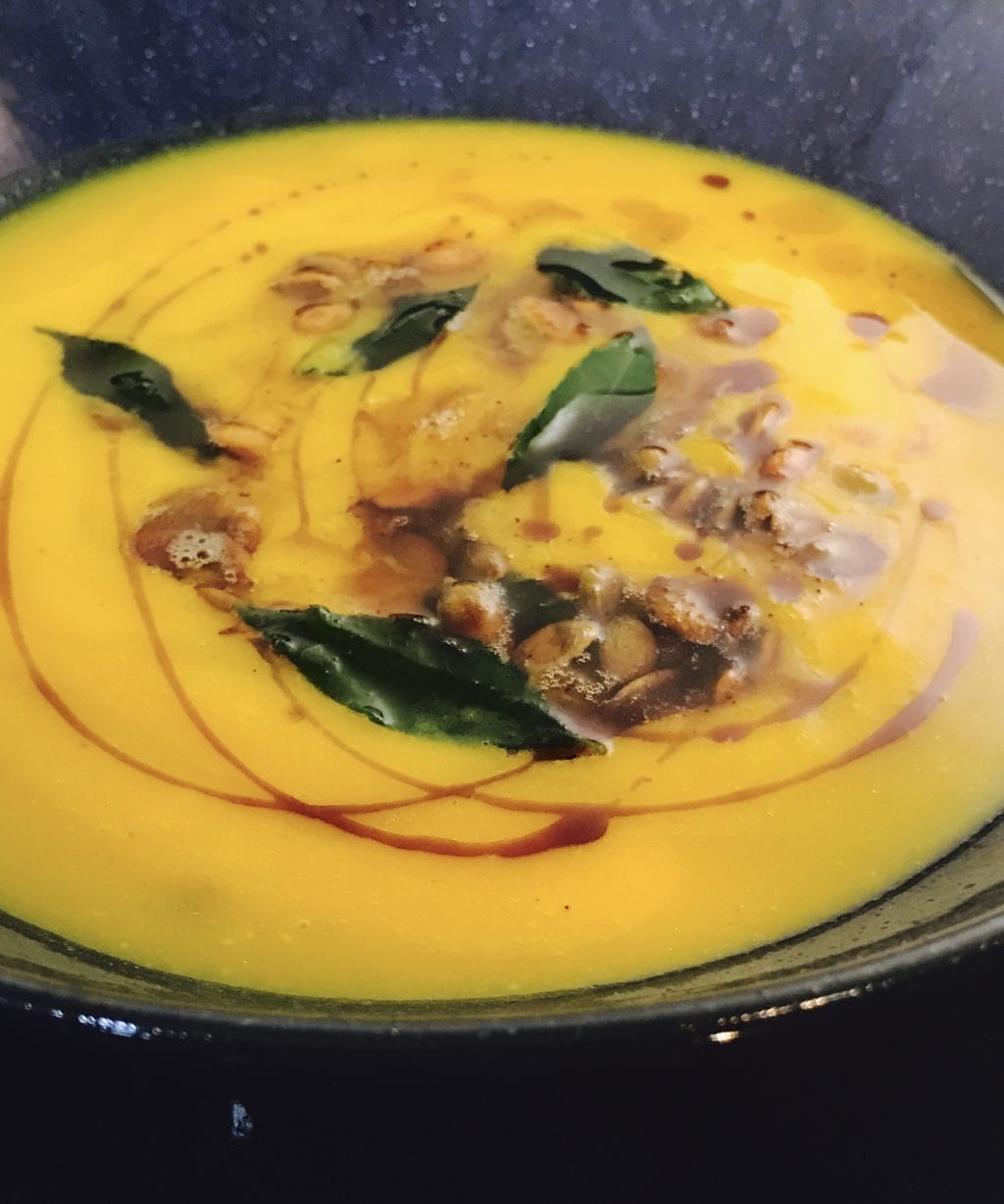 Masoor Daal and Butternut Squash Soup