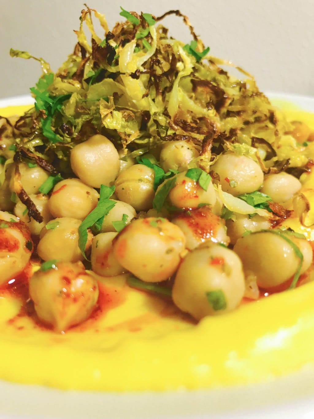 Brussel Sprouts and Chicpea Pithala