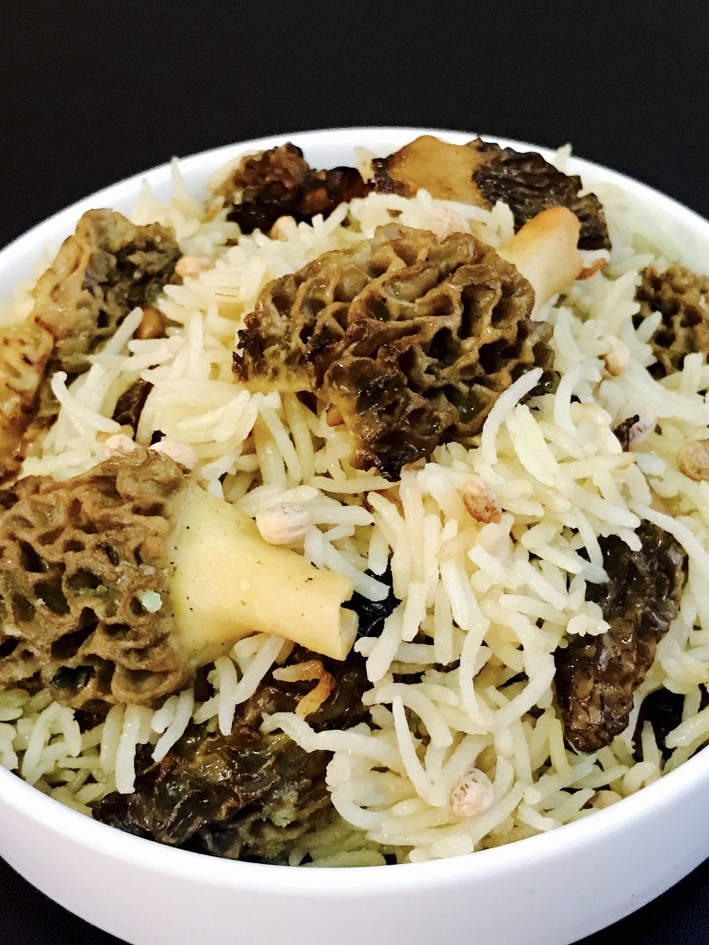 Morels / Guchchi Pulao