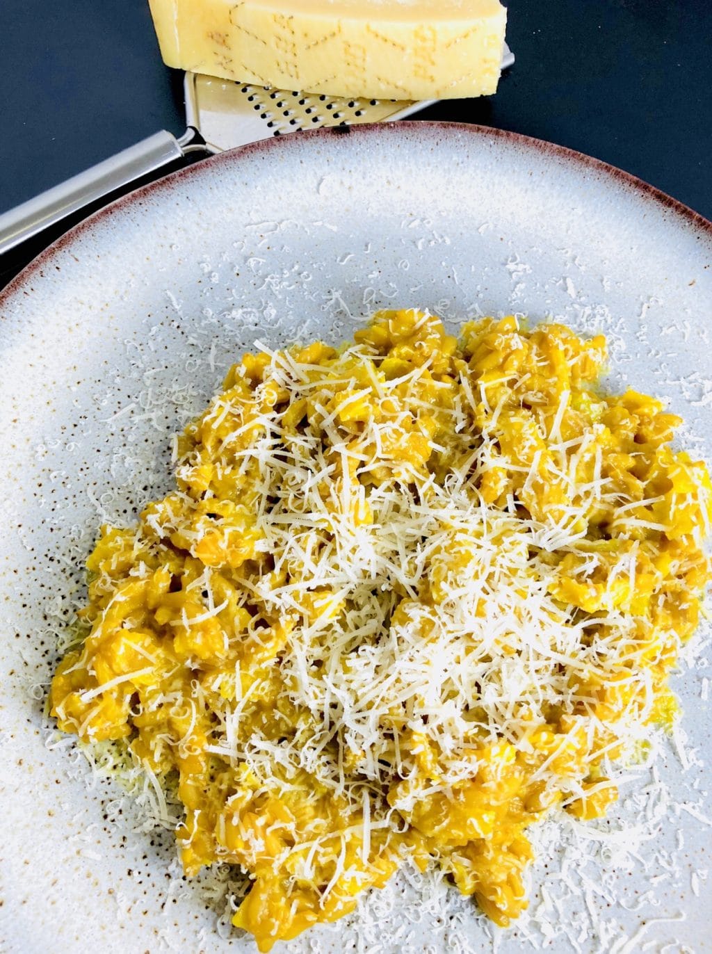 Winter Squash Leek and Saffron Risotto