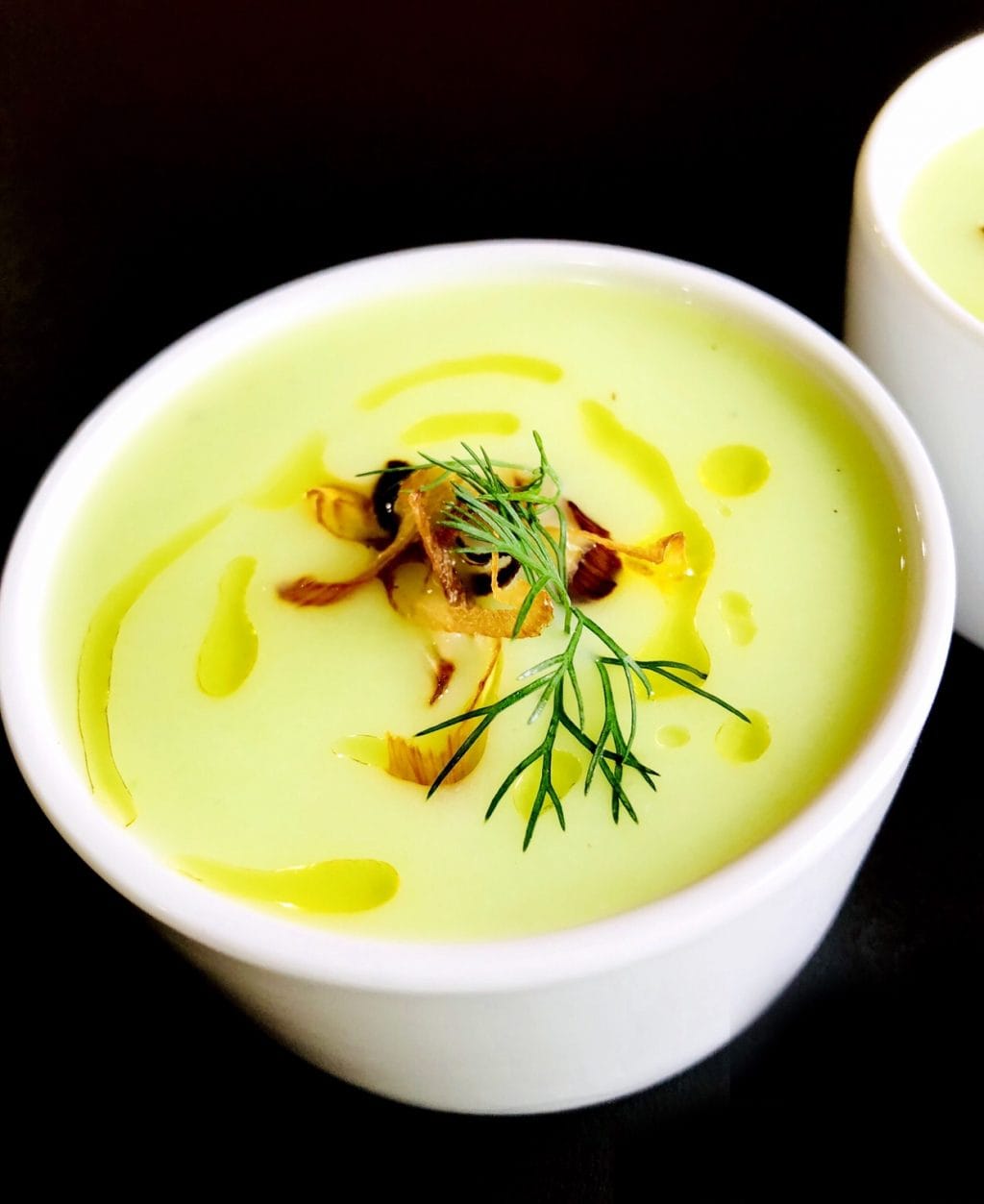 Green Garlic and Potato Soup