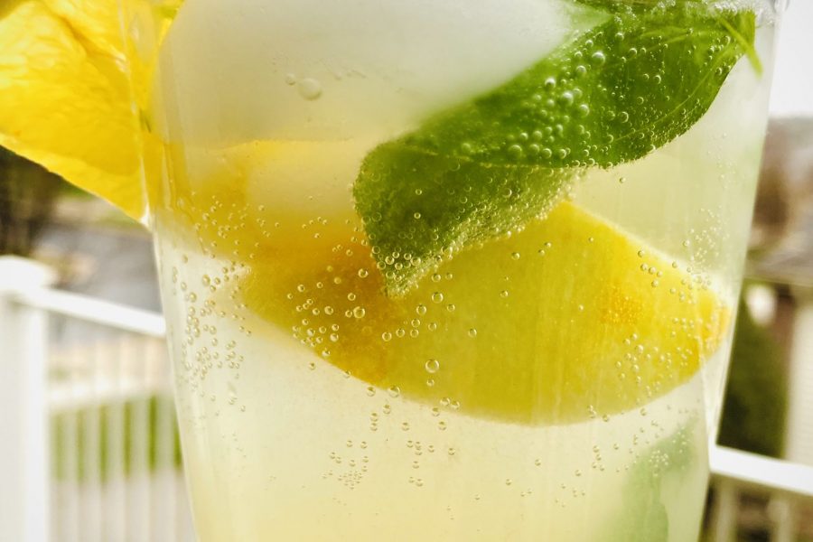 Ginger, Lemongrass & Basil Lemon Soda