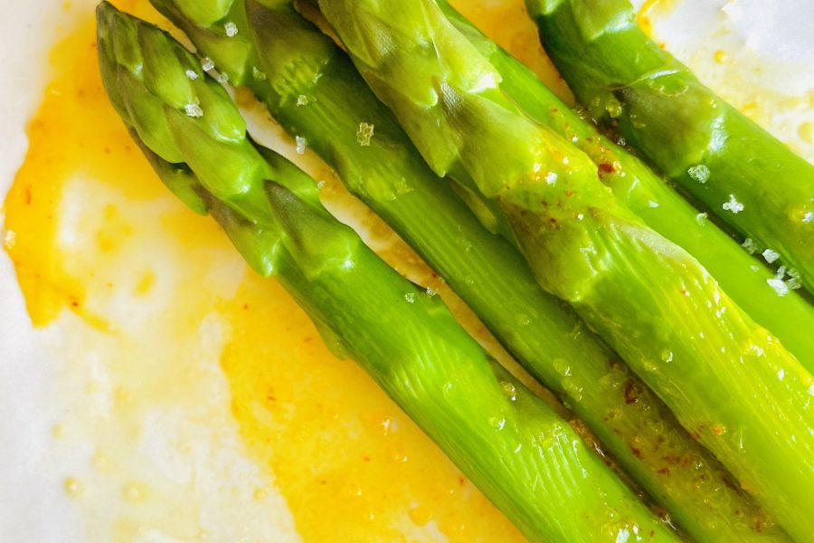 Asparagus with Saffron Butter