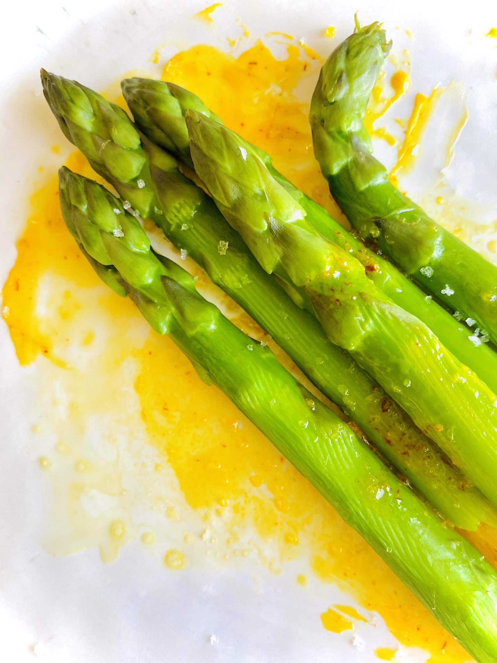 Asparagus with Saffron Butter