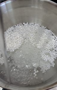 Washing Tapioca Pearls